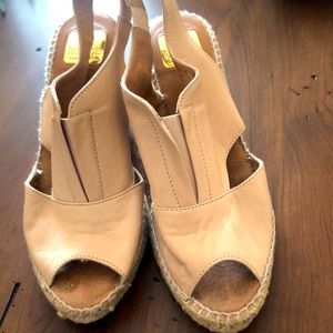 Blush color espadrilles